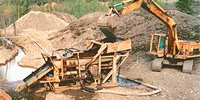 На участке «Горный» начаты работы по добыче золота